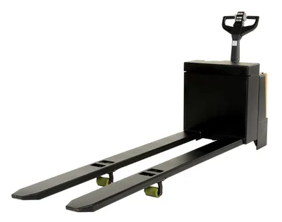 Vestil EPT-2796-45-AGM fully powered electric pallet truck shown from an alternate angle