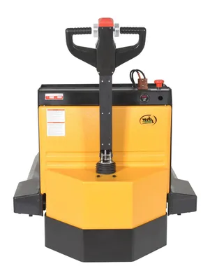 Vestil EPT-4048-45-RL electric powered roll pallet truck shown from an alternate angle