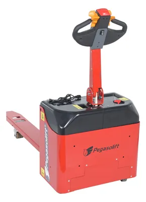 Vestil EPT-PGL-2045-30 low profile d-style self dumping hopper shown from an alternate angle