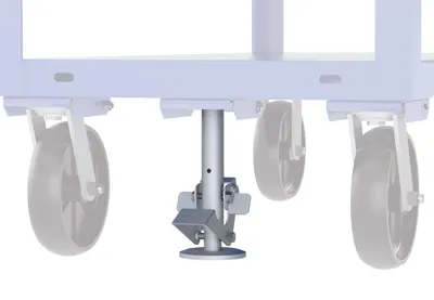 Vestil ERGO-FL ergo-handle cart shown from an alternate angle