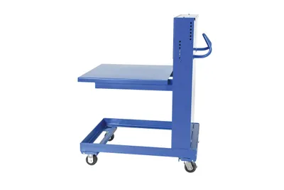 Vestil ETS-840-30 self-elevating spring table shown from an alternate angle