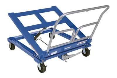 Vestil ETT-254 economy transporter tilter shown from an alternate angle