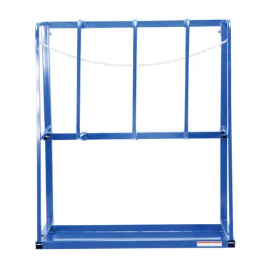 Vestil EVR-59-S expandable vertical bar rack shown from an alternate angle