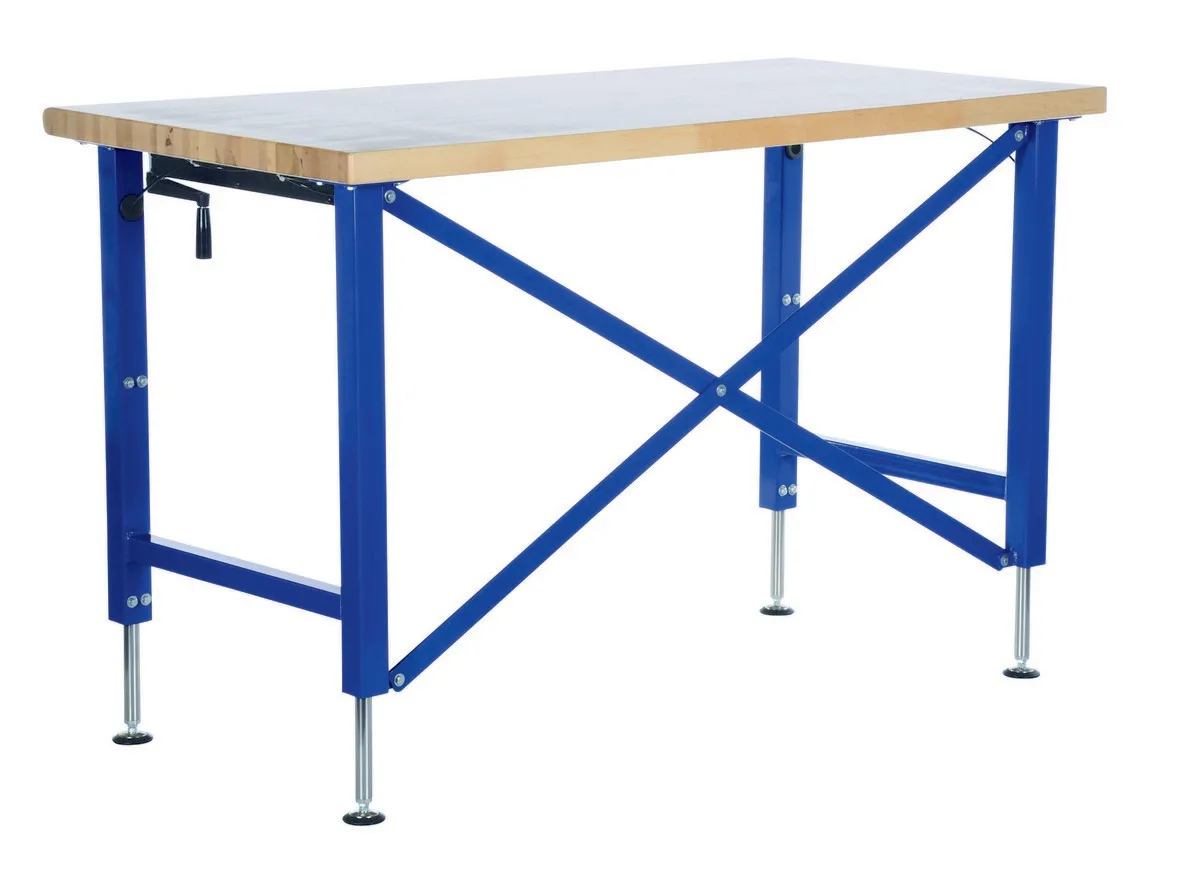 Vestil EWB-6030 manual adjustable ergonomic work benche