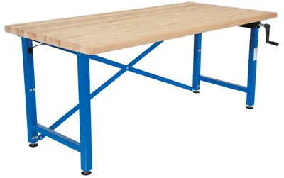 Vestil EWB-7236 manual adjustable ergonomic work benche