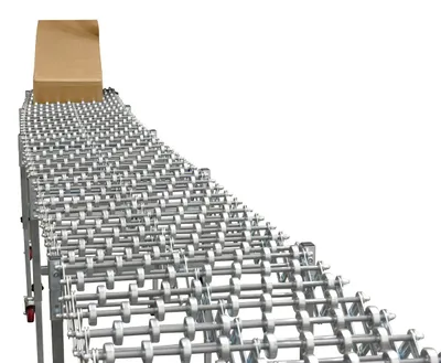 Vestil EXCNV-S-24-24 expandable roller conveyor shown from an alternate angle