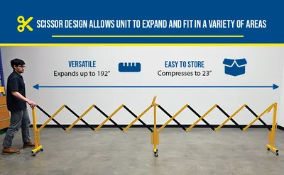 Vestil EXGATE-30-192 expand-a-gate feature highlights