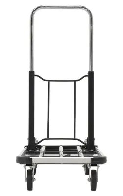 Vestil FAPT-1628 fold-up aluminum platform truck shown from an alternate angle