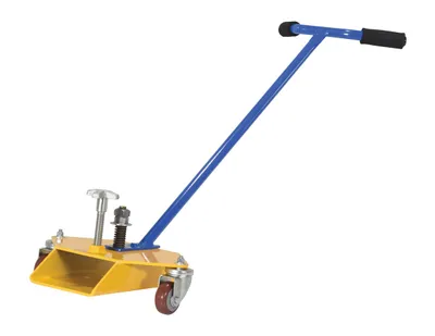 Vestil FC-29 fork truck fork caddy shown from an alternate angle