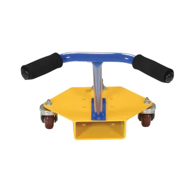 Vestil FC-29 fork truck fork caddy shown from an alternate angle