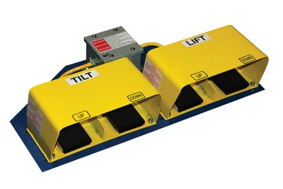 Vestil Steel Four Pedal Foot Control For Lift & Tilt Models Point of Purchase Upgrade