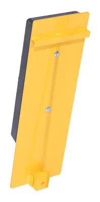 Vestil FCB-818-CR3 fork truck carriage bumper shown from an alternate angle