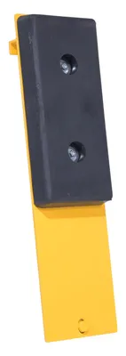Vestil FCB-818-CR4 fork truck carriage bumper shown from an alternate angle