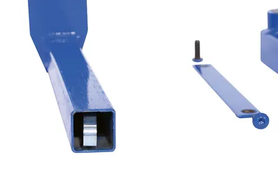 Vestil FDA-550 plastic & fiber drum adapters and other upgrade shown from an alternate angle