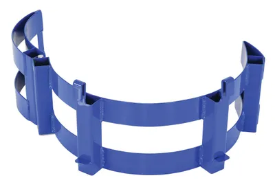 Vestil FDC-30 plastic & fiber drum adapters and other upgrade shown from an alternate angle