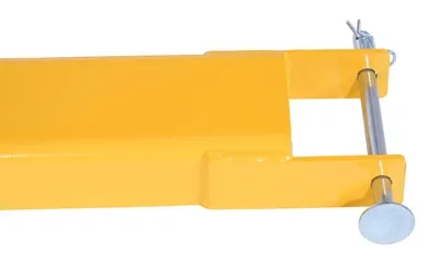 Vestil FE-4-63-P pin style fork extension shown from an alternate angle