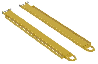 Vestil FE-5-84-P-LR fork extensions with side brackets for load strap