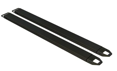 Vestil Steel Fork Extensions 6 In. x 84 In. 4,000 Lb. Capacity Black