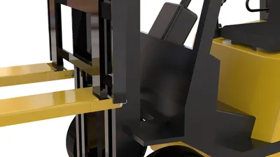 Vestil FE-7-108-P pin style fork extension shown from an alternate angle