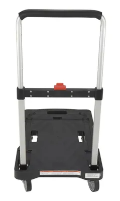 Vestil FF-FPT-1627 fold-flat plastic cart shown from an alternate angle