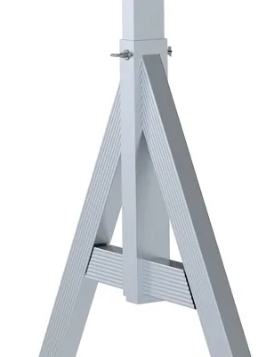 Vestil FHA-6-10-10 fixed height aluminum gantry crane shown from an alternate angle