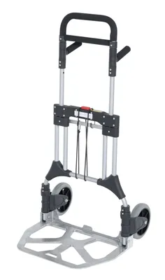 Vestil Aluminum Foldaway Hand Truck 600 Lb. Capacity Silver