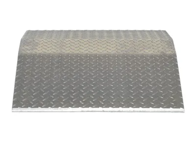 Vestil FHCR-24-36-4 fabricated aluminum hose & cable crossover shown from an alternate angle