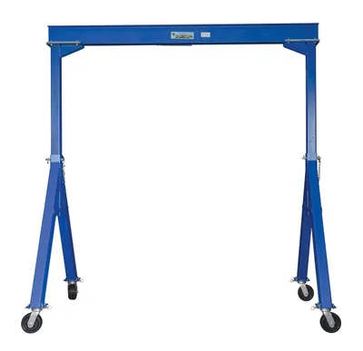 Vestil FHS-8-10 fixed steel gantry crane shown from an alternate angle