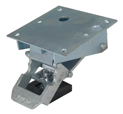 Vestil FL-LK-LP low profile floor lock shown from an alternate angle