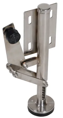 Vestil FL-LK-SMR-SS-R general purpose floor lock shown from an alternate angle