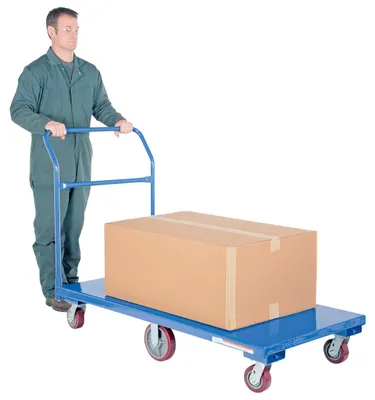 Vestil FLAT-C flat bed cart shown from an alternate angle