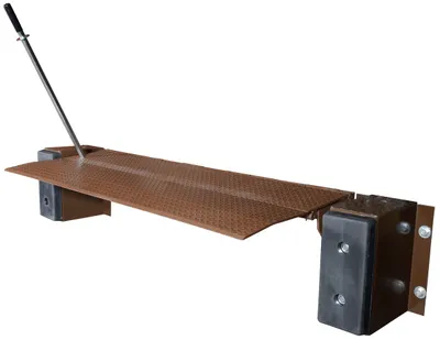 Vestil FM-2572 edge-o-dock leveler shown from an alternate angle