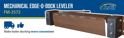 Vestil FM-2572 edge-o-dock leveler feature highlights