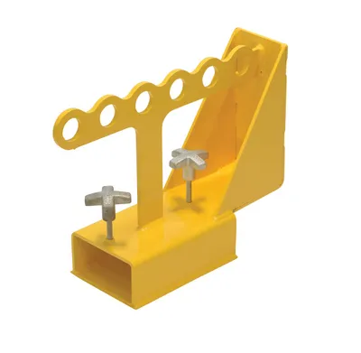 Vestil FORK-P fork lifter shown from an alternate angle