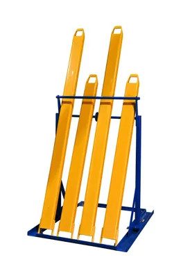 Vestil FORK-R-54 fork extension storage rack shown from an alternate angle