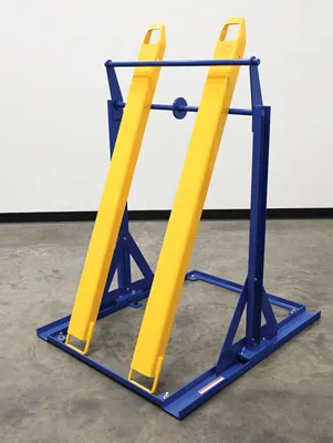 Vestil FORK-R-54 fork extension storage rack shown from an alternate angle