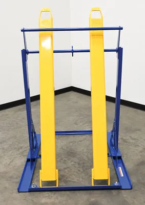 Vestil FORK-R-54 fork extension storage rack shown from an alternate angle