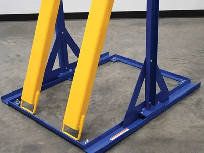 Vestil FORK-R-54 fork extension storage rack shown from an alternate angle