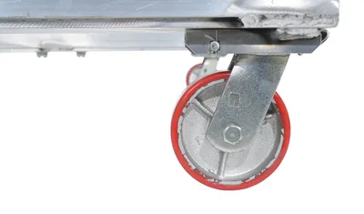 Vestil FPG-A-20-8 aluminum work area portable gantry crane shown from an alternate angle
