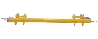 Vestil FRA-4-238 fork truck reel attachment shown from an alternate angle