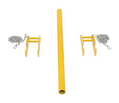 Vestil FRA-4-238 fork truck reel attachment shown from an alternate angle