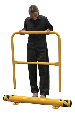Vestil FSBOL-48-HR floor stop bollard shown from an alternate angle