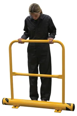Vestil FSBOL-48-HR floor stop bollard shown from an alternate angle