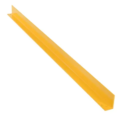 Vestil FSC-14-96-YL inline safety guard floor curb shown from an alternate angle