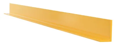 Vestil FSC-14-96-YL inline safety guard floor curb shown from an alternate angle