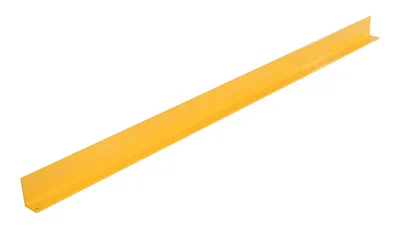 Vestil Steel Floor Safety Curb 1/4" Thick 96" Long Yellow