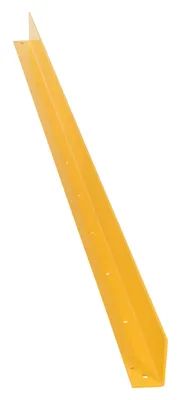 Vestil FSC-38-96-YL inline safety guard floor curb shown from an alternate angle