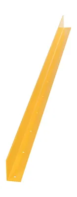 Vestil FSC-38-96-YL inline safety guard floor curb shown from an alternate angle