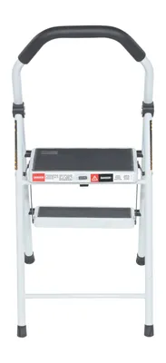 Vestil FSL-HS-2-225 fold-up step ladder shown from an alternate angle