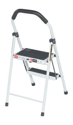 Vestil FSL-HS-2-225 fold-up step ladder shown from an alternate angle